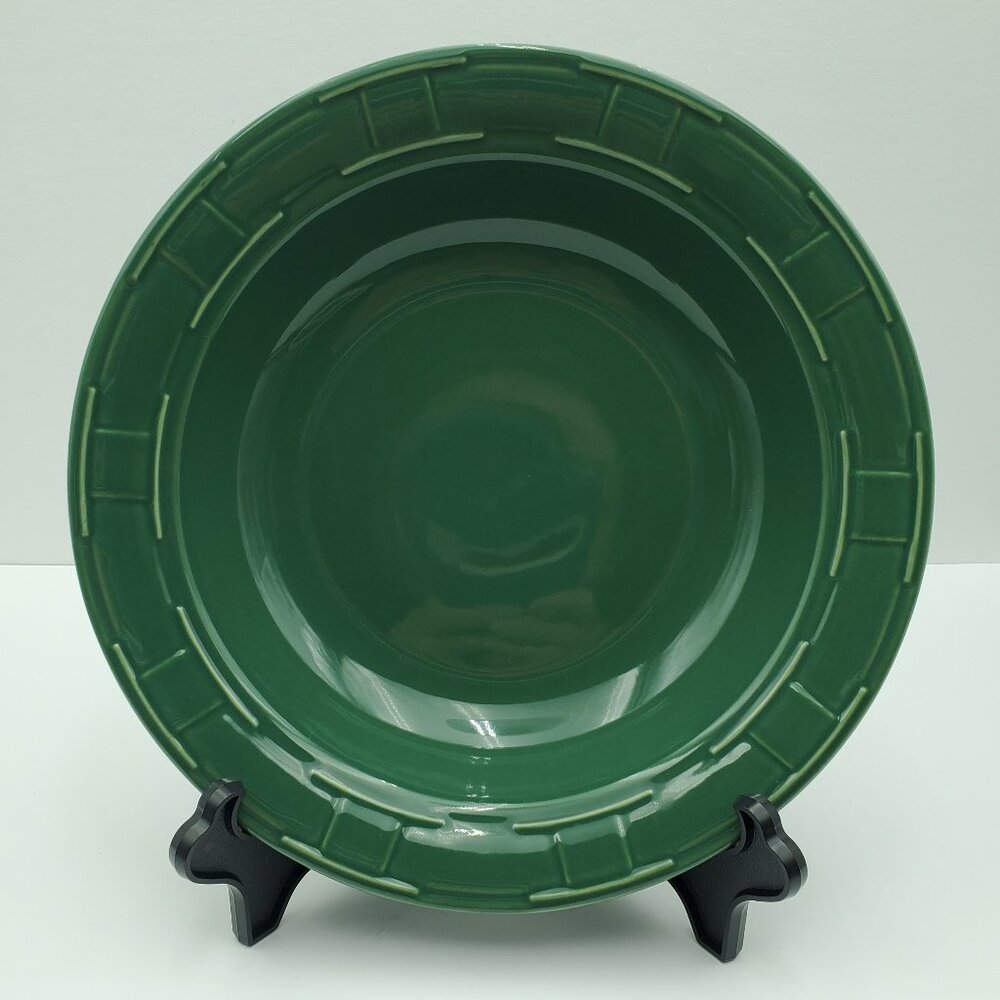 Longaberger Woven Traditions Ivy Green 12" Pasta Serving Bowl